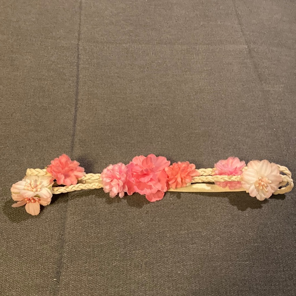 Stretchy band flower crown